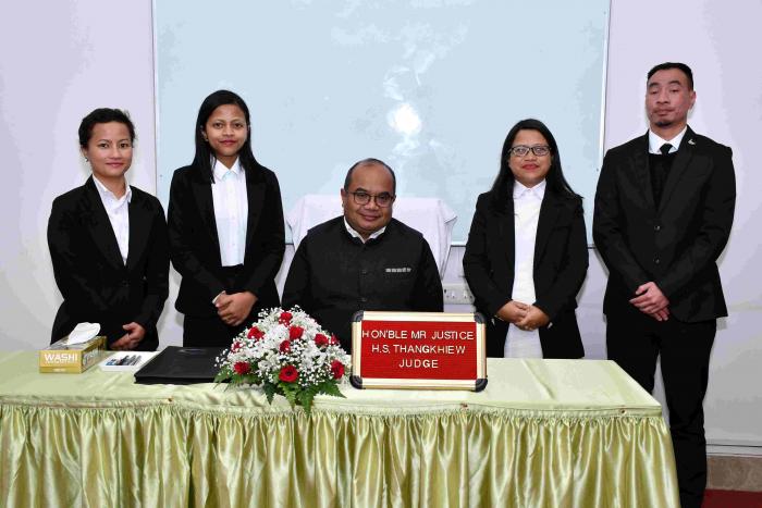 VALEDICTORY FUNCTION ON COMPLETION OF THE 1 (ONE) TRAINING PROGRAMME FOR JUDICIAL OFFICERS OF THE KHASI HILLS AUTONOMOUS DISTRICT COUNCIL COURT & JAINTIA HILLS AUTONOMOUS DISTRICT COUNCIL COURT